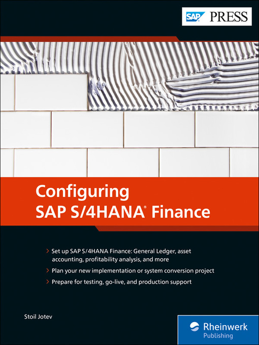 Cover image for Configuring SAP S/4HANA Finance